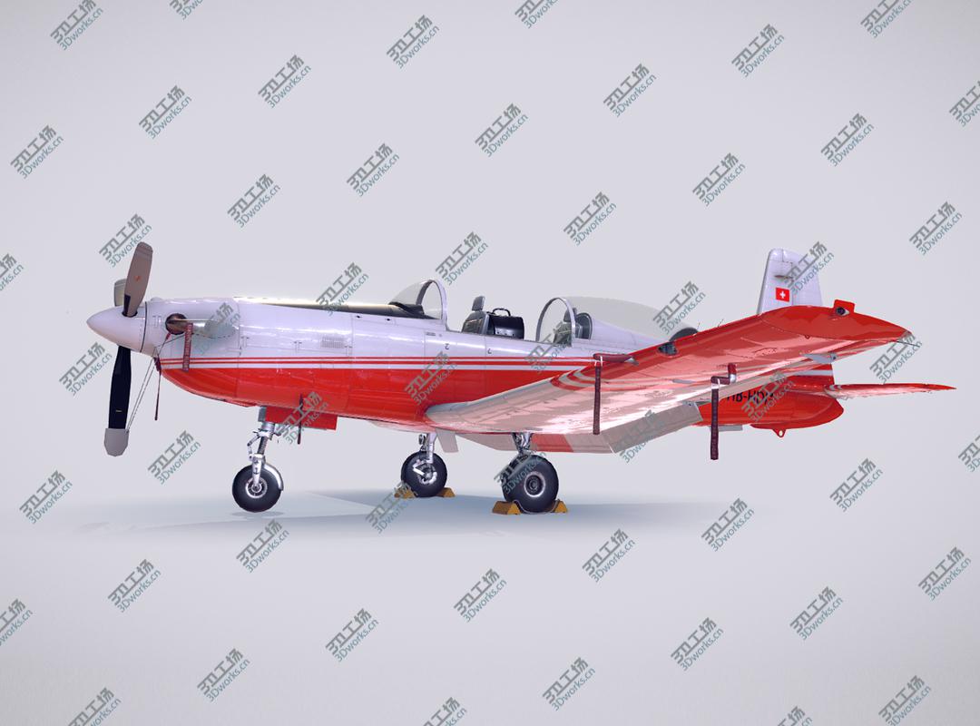 images/goods_img/202105073/Pilatus PC-7 Mk-I FactoryRedWhite livery/4.jpg